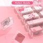 Sakura 104+12 Clear PC+PBT Dye-subbed Pudding Jelly Keycaps Set ASA Profile Mechanical Keyboard